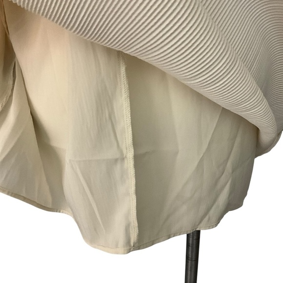 Abercrombie& Fitch Satin Plisse Easy Mini Micro Accordion Pleated Dresss - Picture 9 of 10